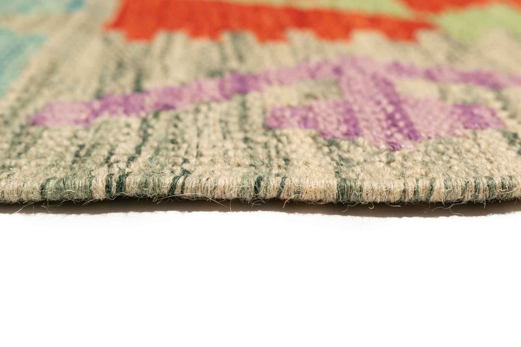 Afghanischer Kelim – 195 × 85 cm – handgewebt aus Schurwolle