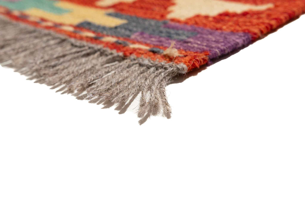 Afghanischer Kelim – 297 × 81 cm – handgewebt aus Schurwolle