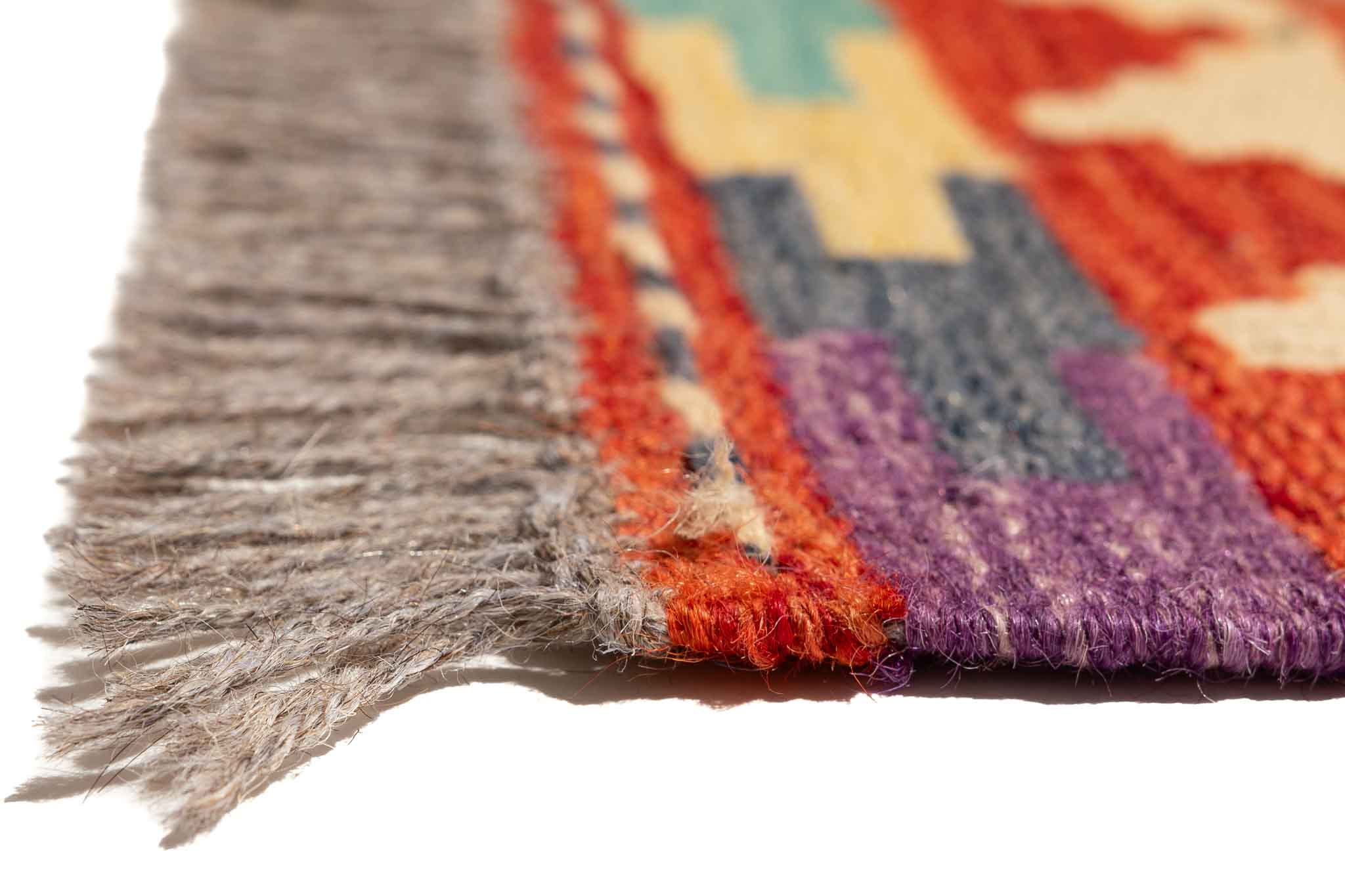 Afghanischer Kelim – 297 × 81 cm – handgewebt aus Schurwolle