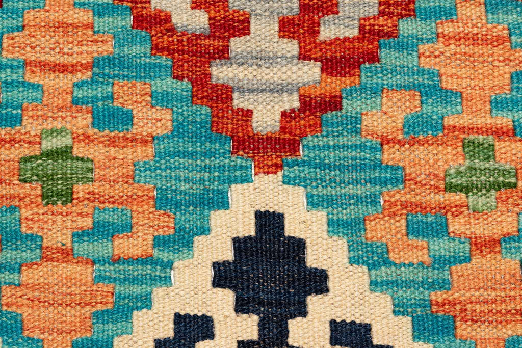 Afghanischer Kelim – 290 × 84 cm – handgewebt aus Schurwolle