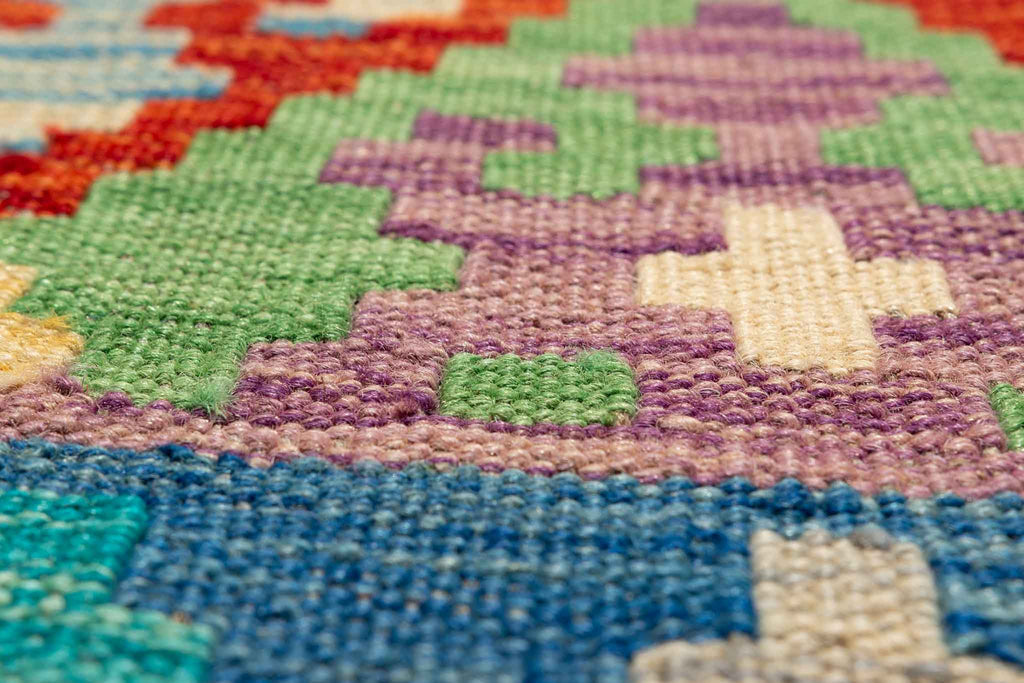 Afghanischer Kelim – 290 × 84 cm – handgewebt aus Schurwolle