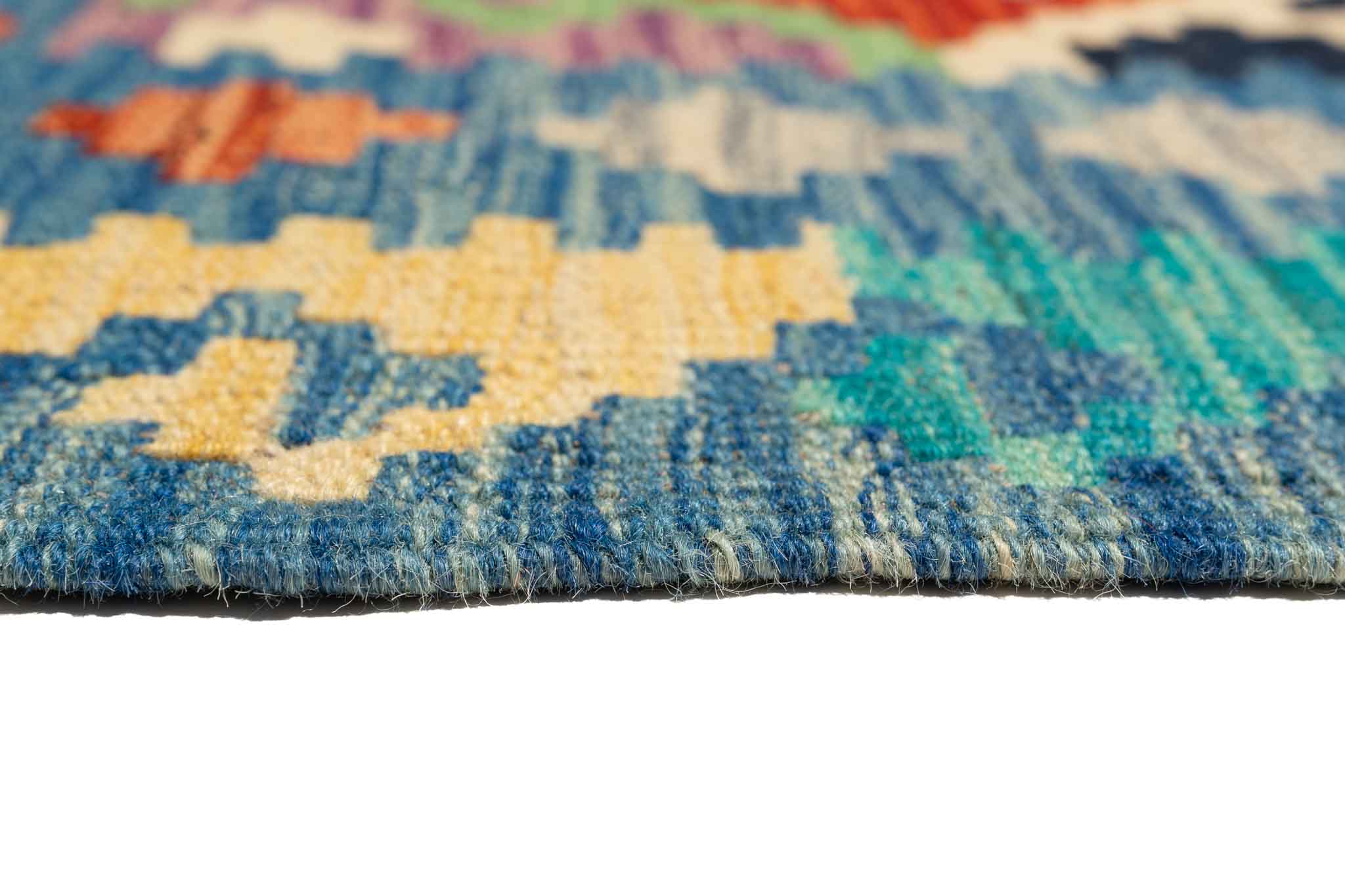 Afghanischer Kelim – 290 × 84 cm – handgewebt aus Schurwolle