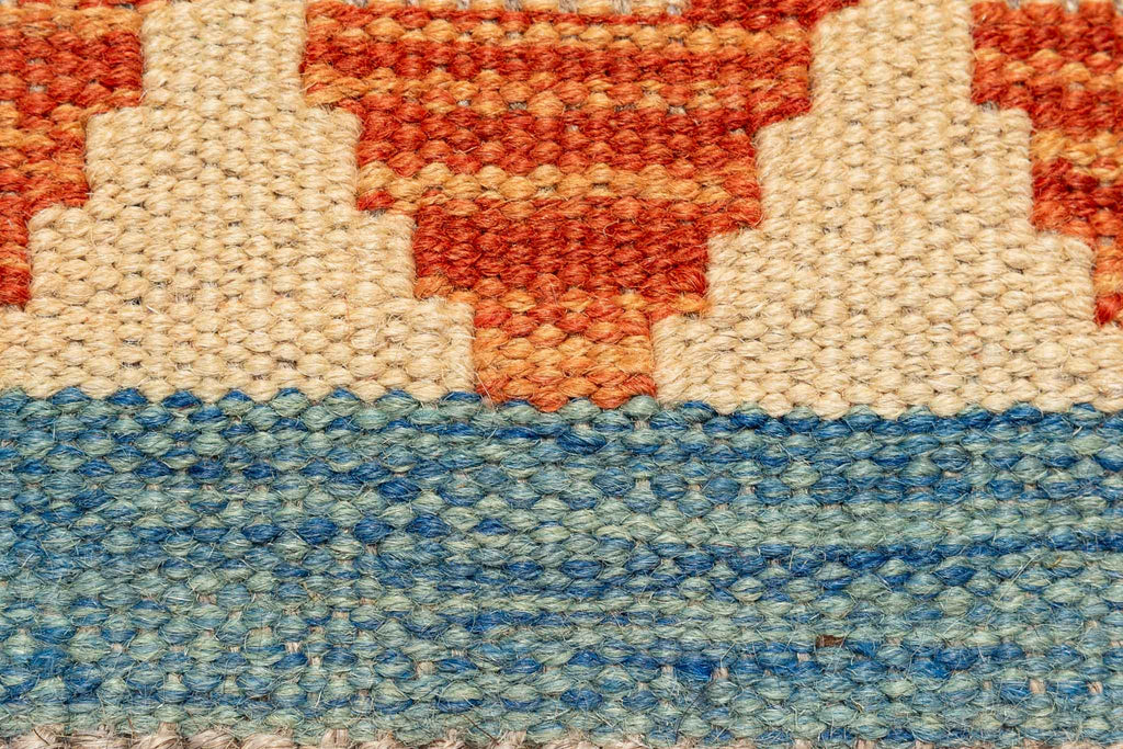 Afghanischer Kelim – 294 × 88 cm – handgewebt aus Schurwolle