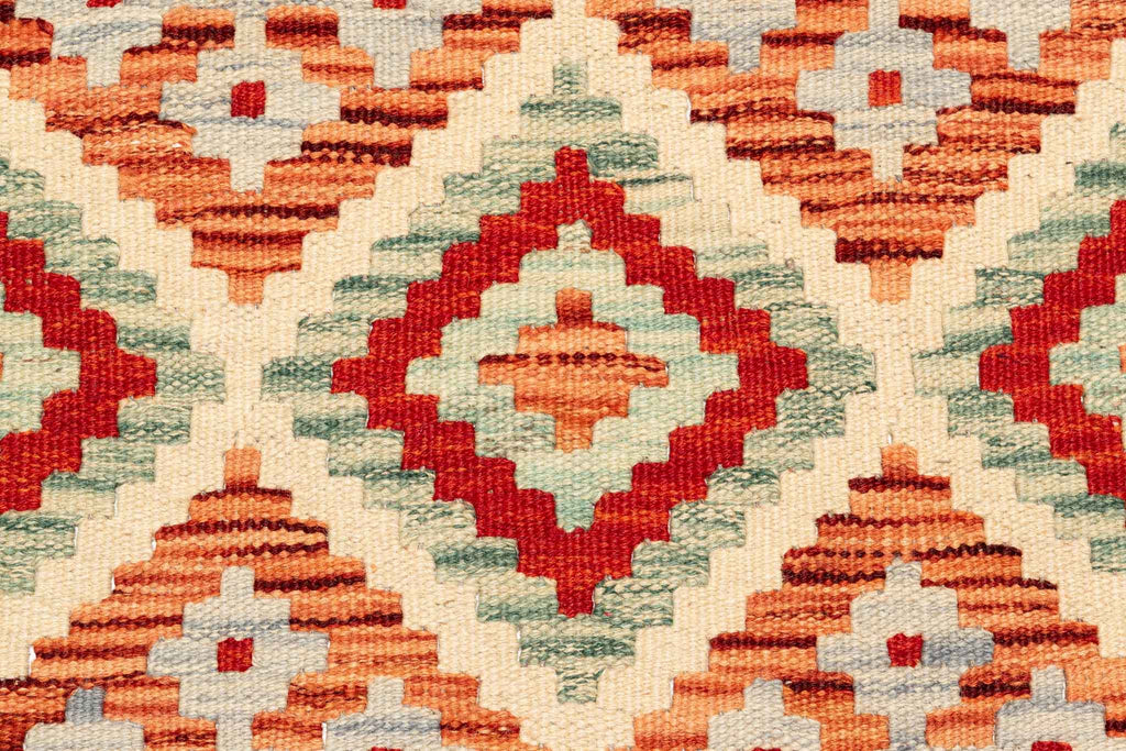 Afghanischer Kelim – 293 × 80 cm – handgewebt aus Schurwolle