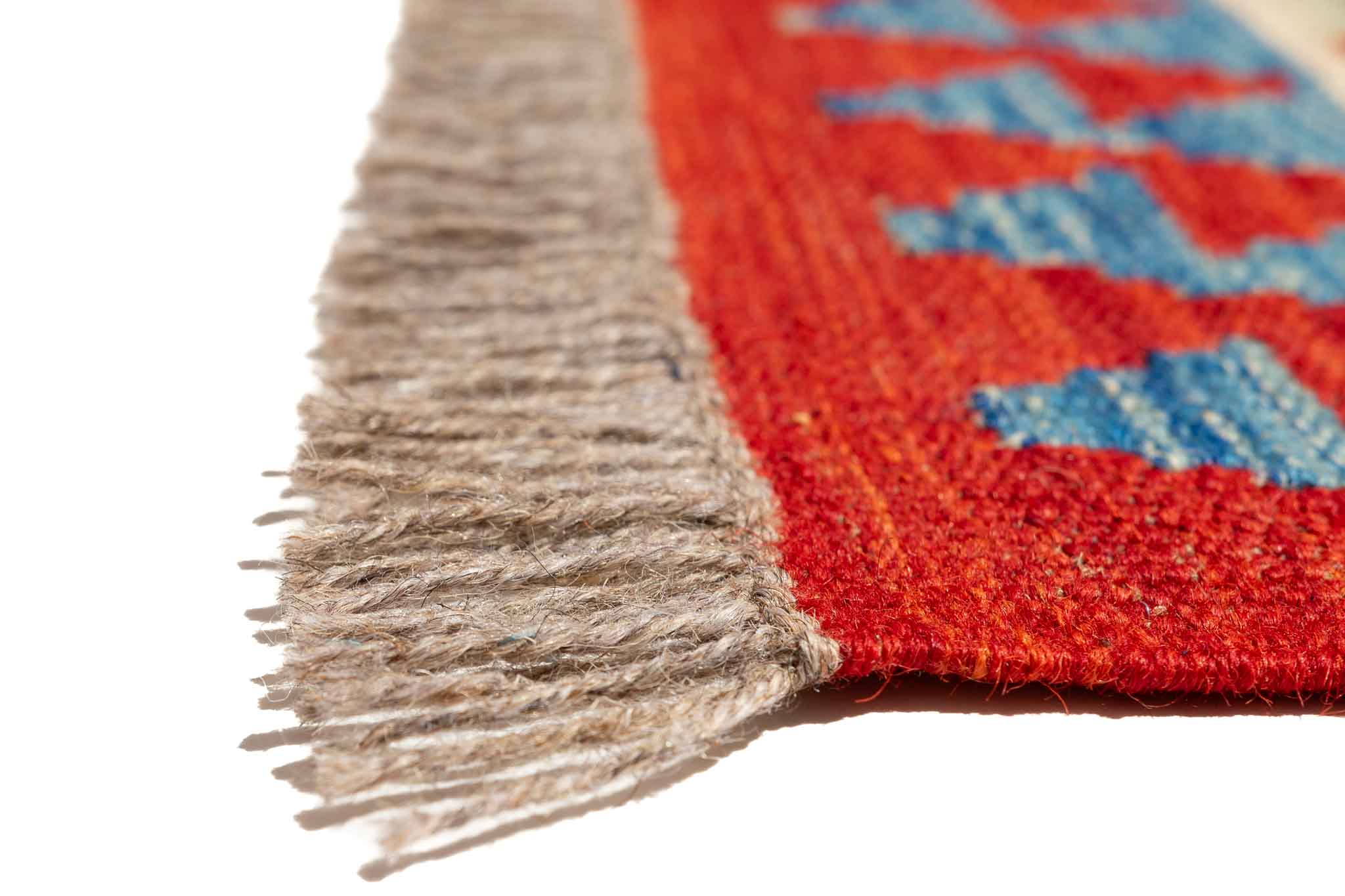 Afghanischer Kelim – 293 × 80 cm – handgewebt aus Schurwolle