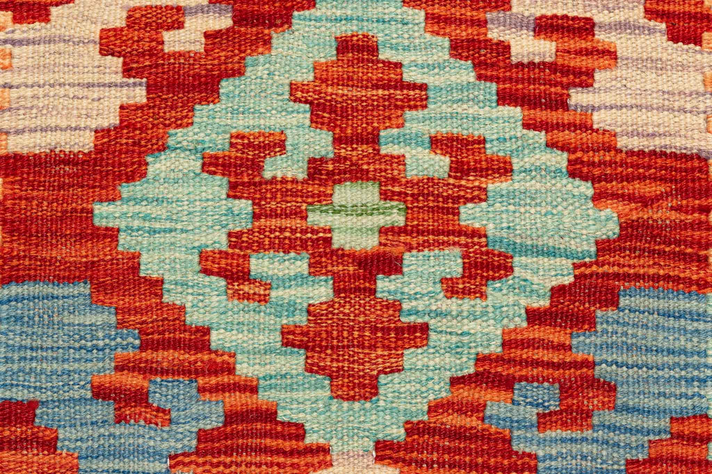 Afghanischer Kelim – 292 × 83 cm – handgewebt aus Schurwolle