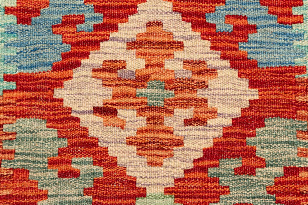 Afghanischer Kelim – 292 × 83 cm – handgewebt aus Schurwolle