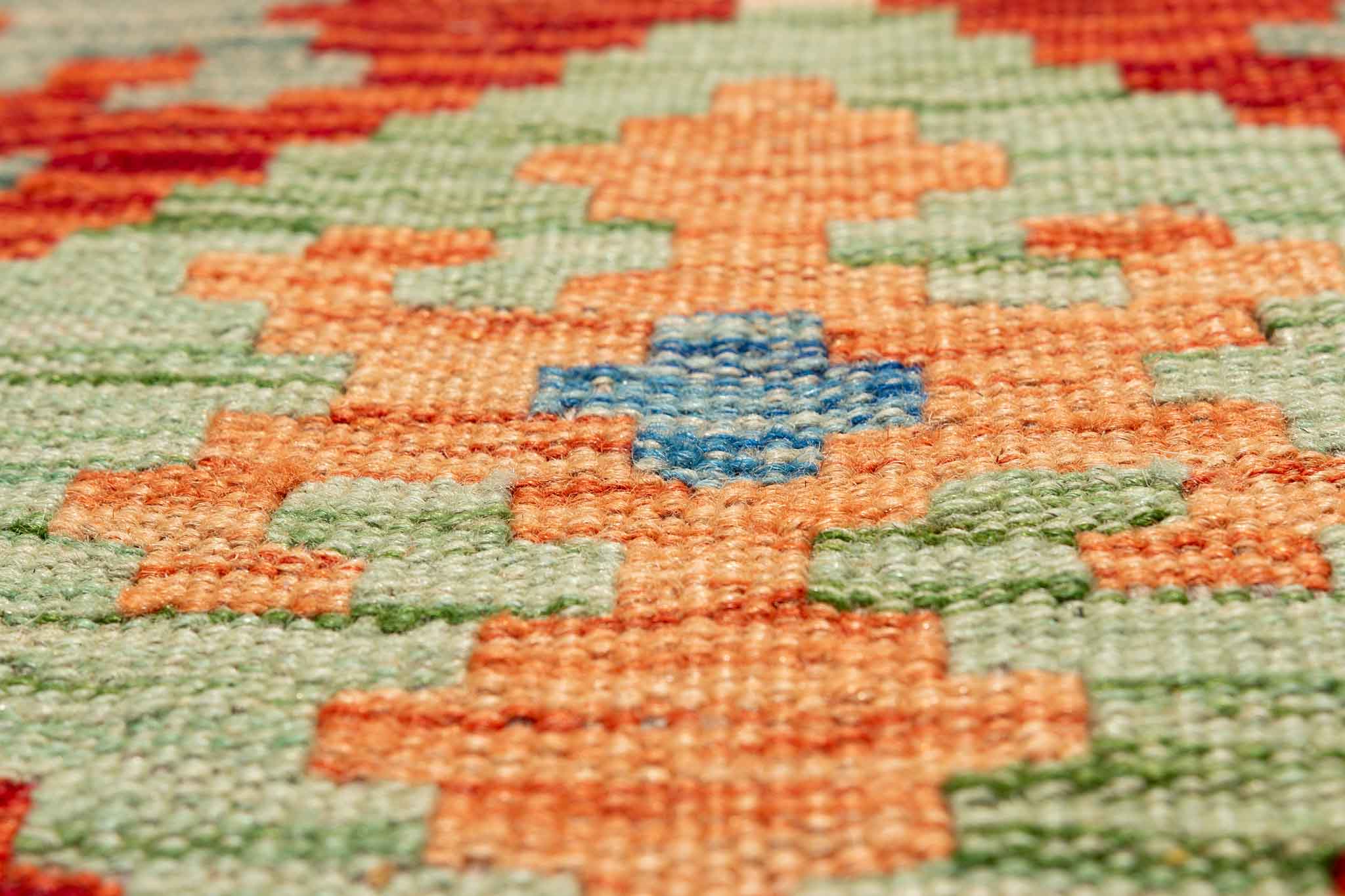 Afghanischer Kelim – 292 × 83 cm – handgewebt aus Schurwolle