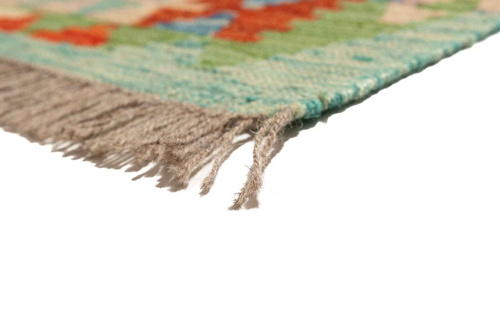 Afghanischer Kelim – 292 × 83 cm – handgewebt aus Schurwolle