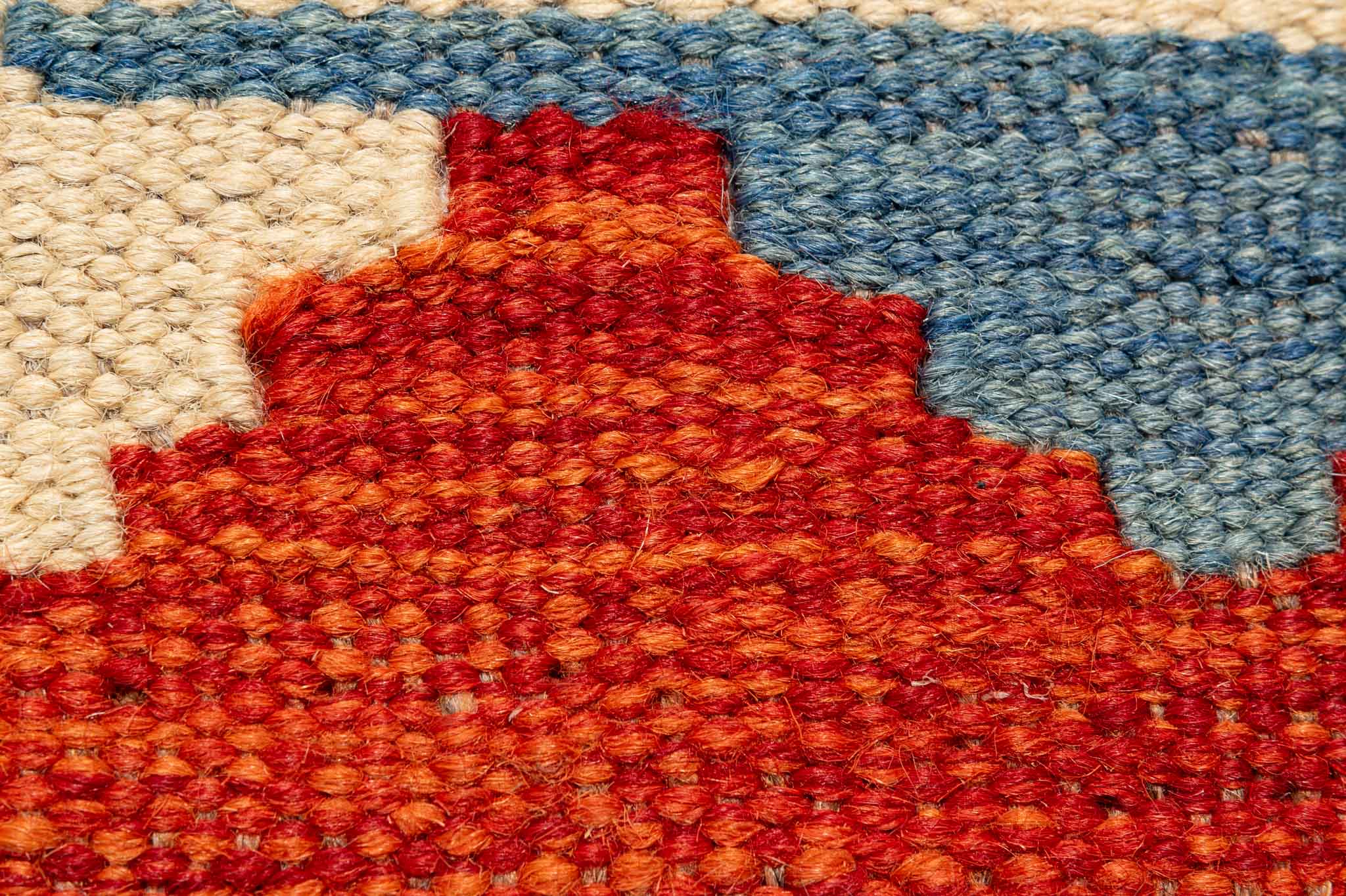 Afghanischer Kelim – 305 × 79 cm – handgewebt aus Schurwolle