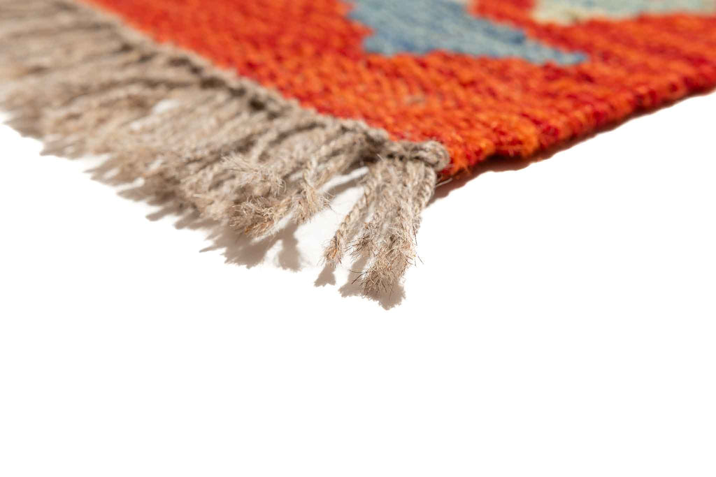 Afghanischer Kelim – 305 × 79 cm – handgewebt aus Schurwolle