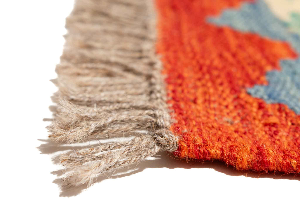 Afghanischer Kelim – 305 × 79 cm – handgewebt aus Schurwolle