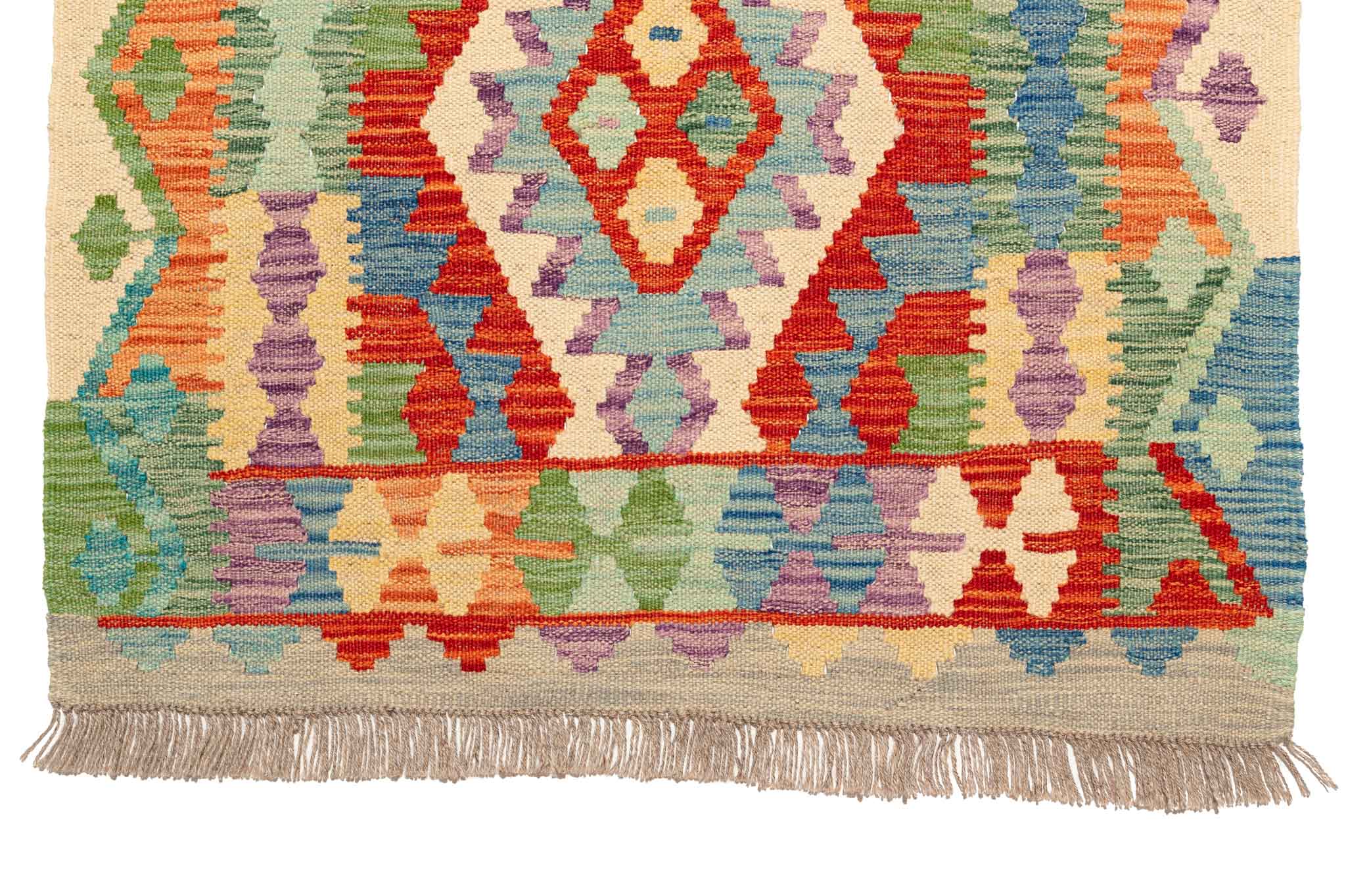 Afghanischer Kelim – 289 × 81 cm – handgewebt aus Schurwolle