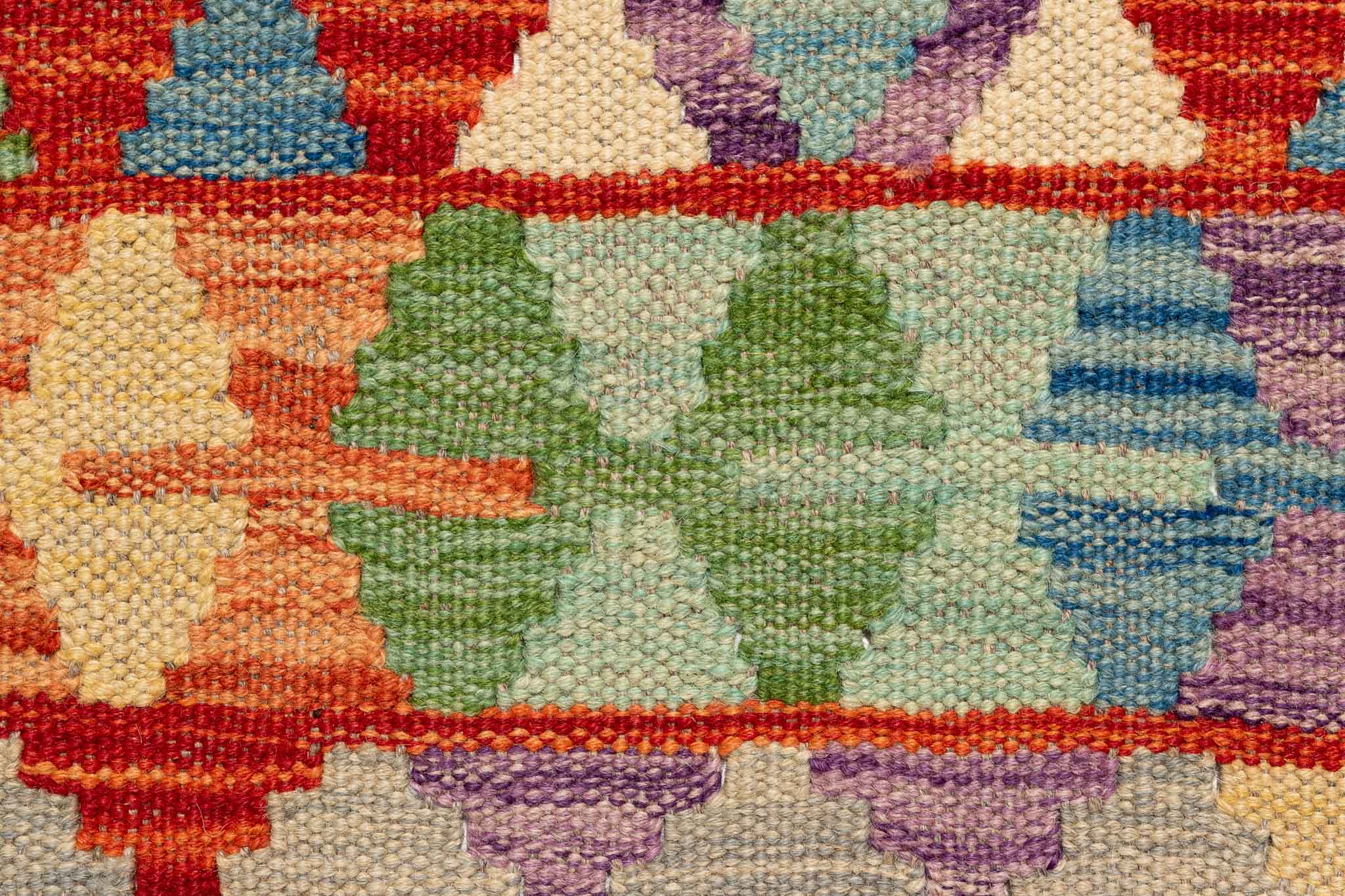 Afghanischer Kelim – 289 × 81 cm – handgewebt aus Schurwolle