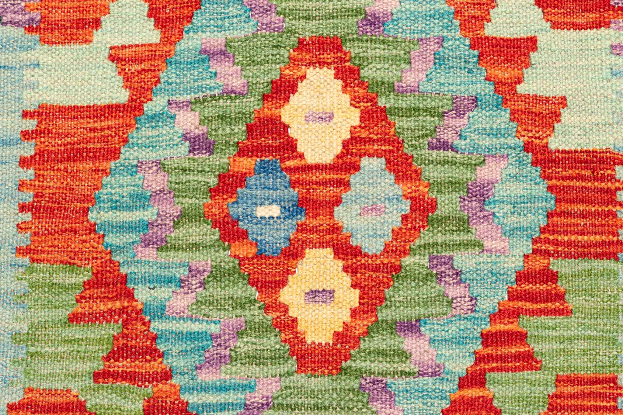 Afghanischer Kelim – 289 × 81 cm – handgewebt aus Schurwolle