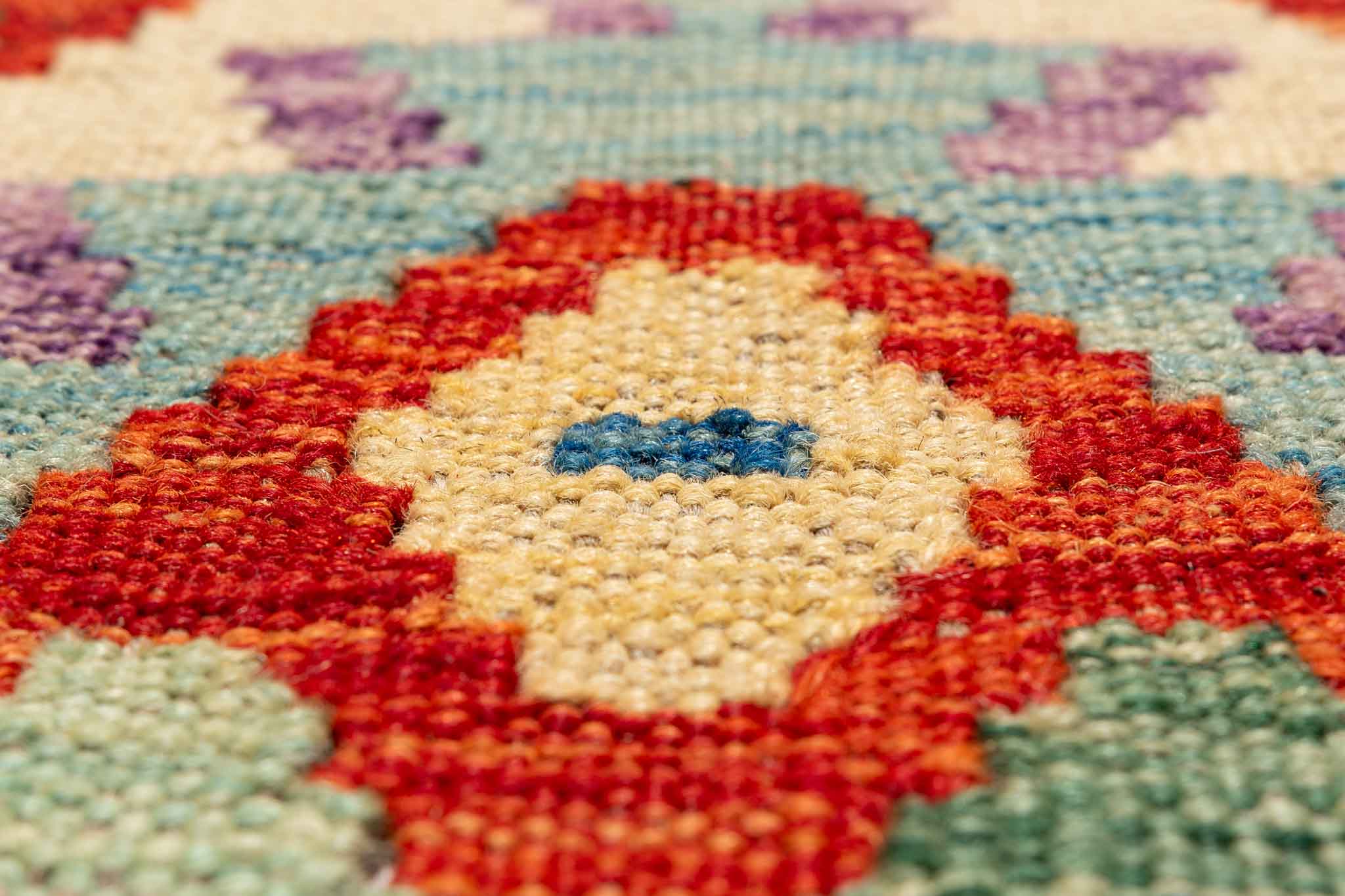 Afghanischer Kelim – 289 × 81 cm – handgewebt aus Schurwolle