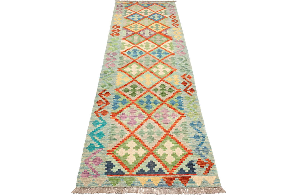 Afghanischer Kelim – 289 × 81 cm – handgewebt aus Schurwolle