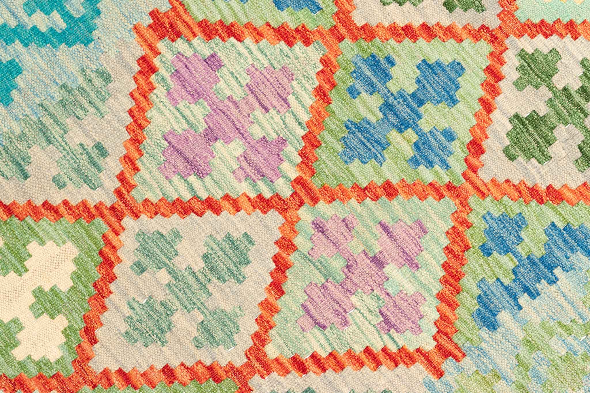 Afghanischer Kelim – 289 × 81 cm – handgewebt aus Schurwolle