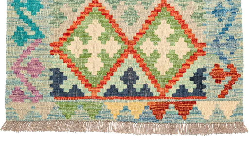 Afghanischer Kelim – 289 × 81 cm – handgewebt aus Schurwolle