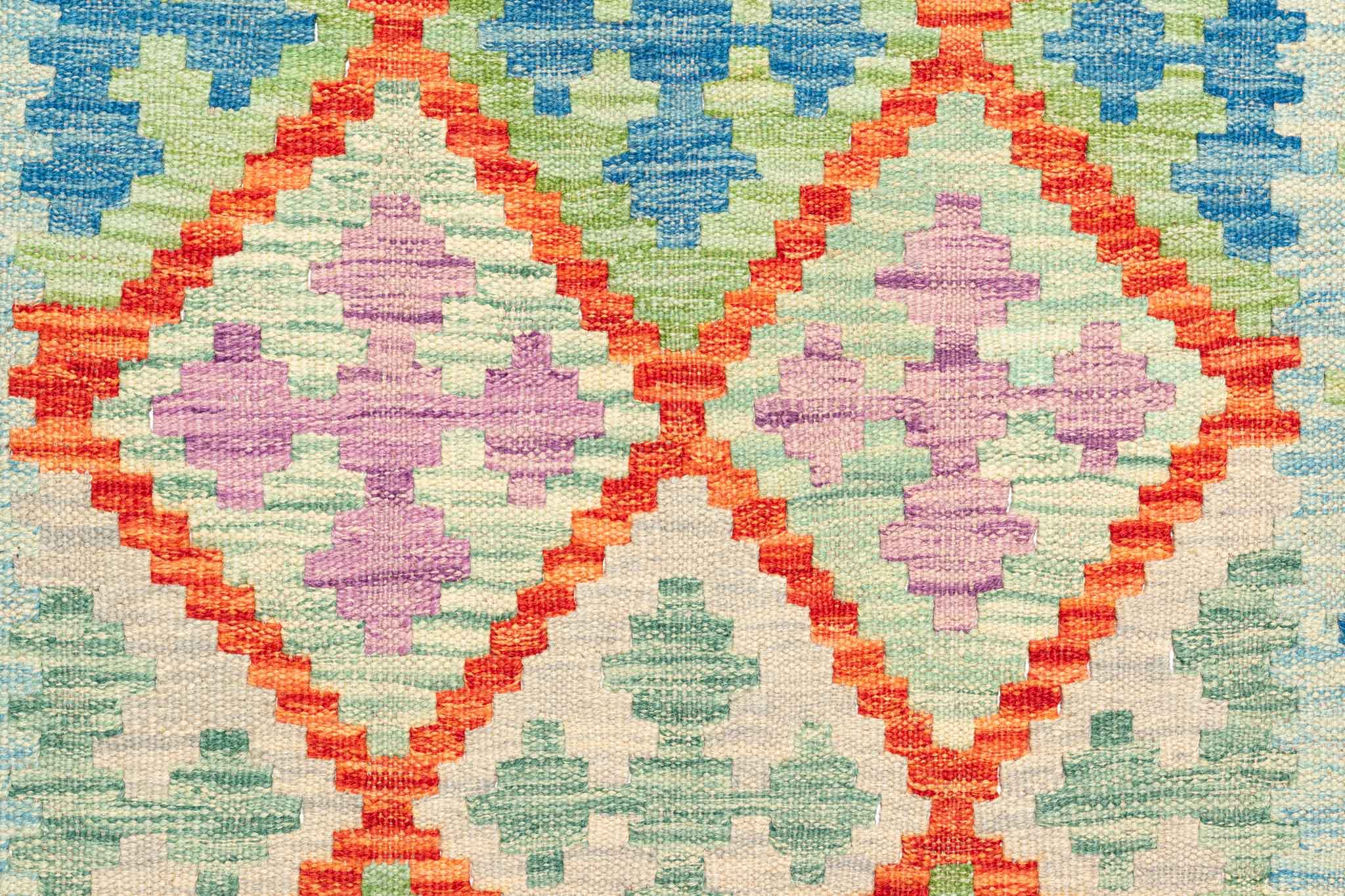 Afghanischer Kelim – 289 × 81 cm – handgewebt aus Schurwolle