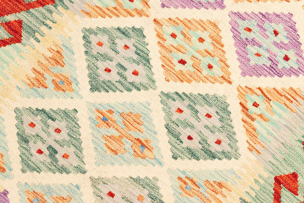 Afghanischer Kelim – 288 × 78 cm – handgewebt aus Schurwolle