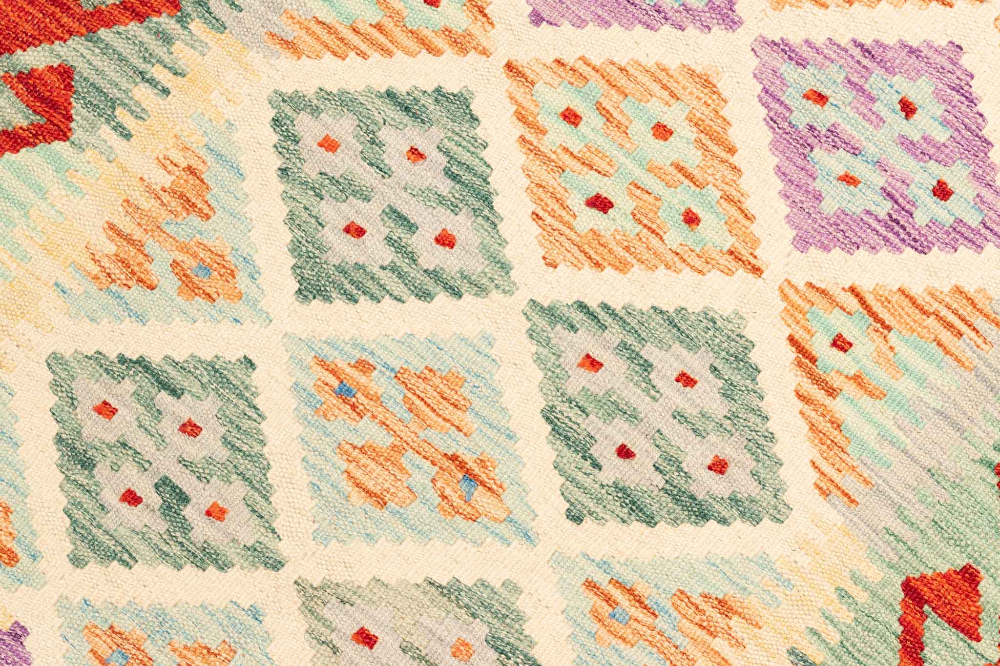 Afghanischer Kelim – 288 × 78 cm – handgewebt aus Schurwolle