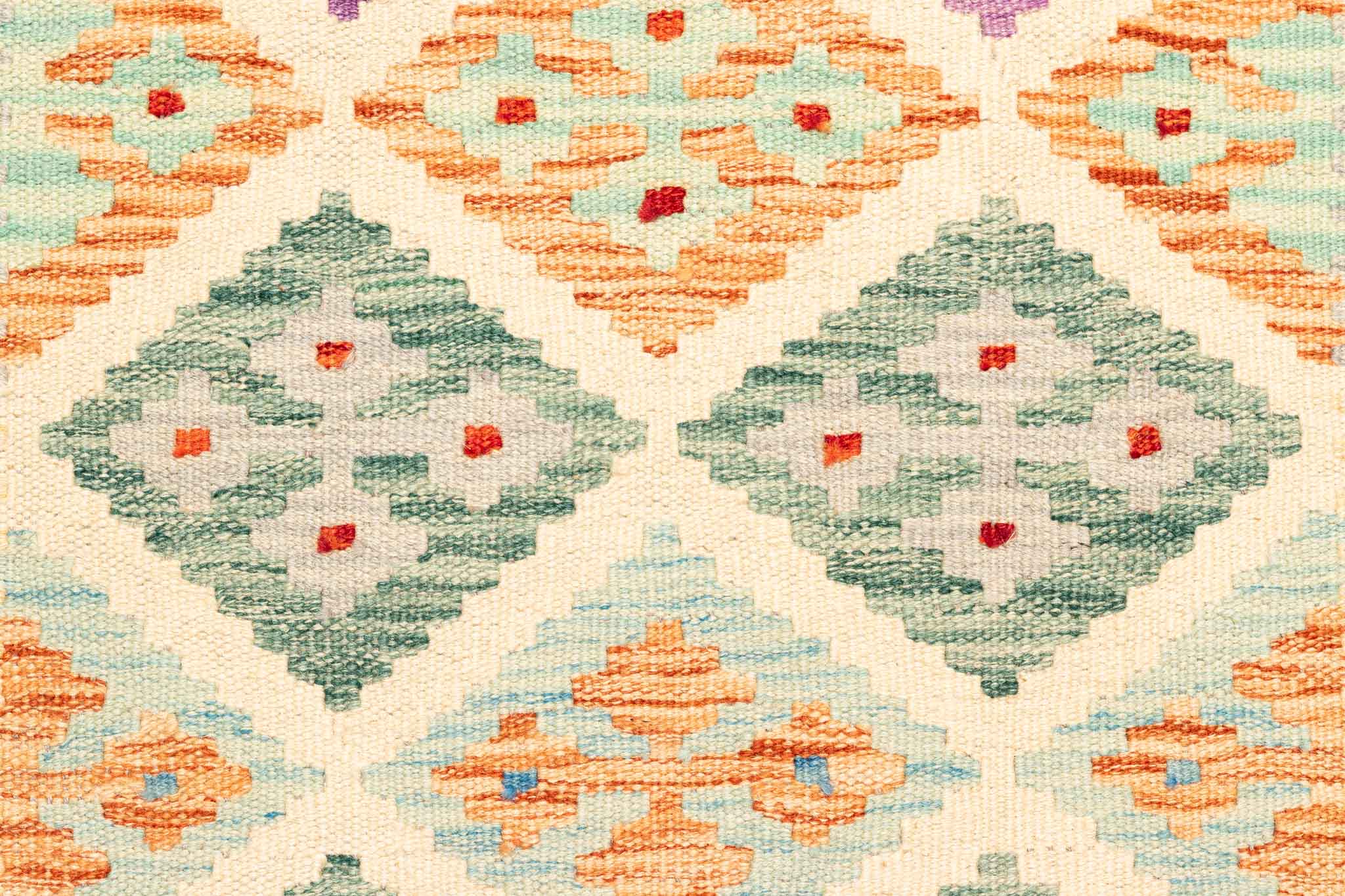 Afghanischer Kelim – 288 × 78 cm – handgewebt aus Schurwolle