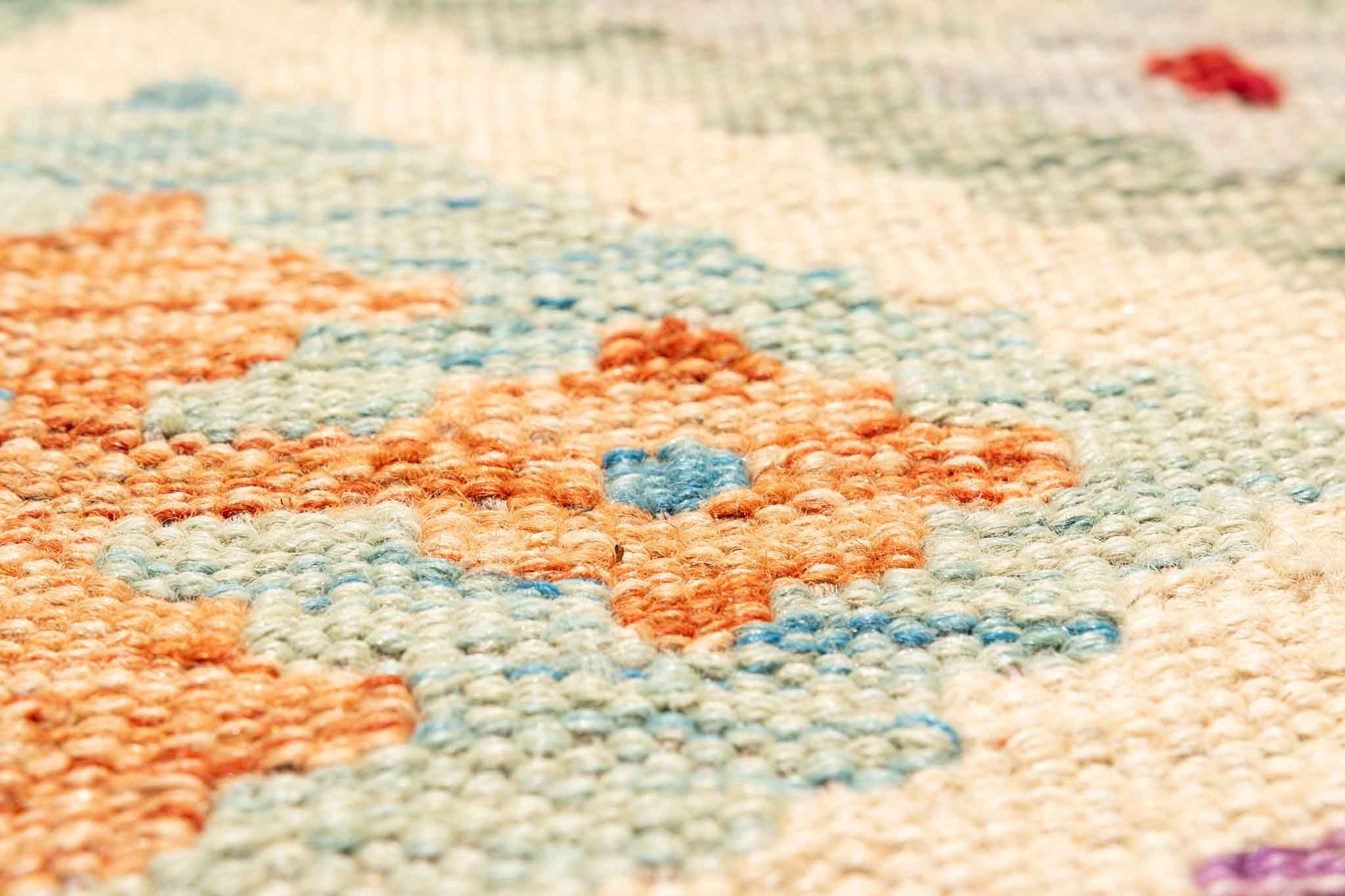 Afghanischer Kelim – 288 × 78 cm – handgewebt aus Schurwolle