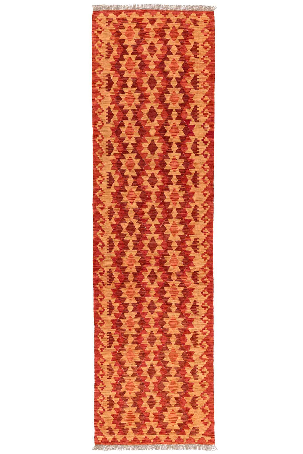 Afghanischer Kelim – 291 × 80 cm – handgewebt aus Schurwolle