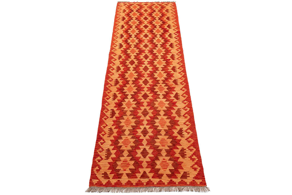 Afghanischer Kelim – 291 × 80 cm – handgewebt aus Schurwolle