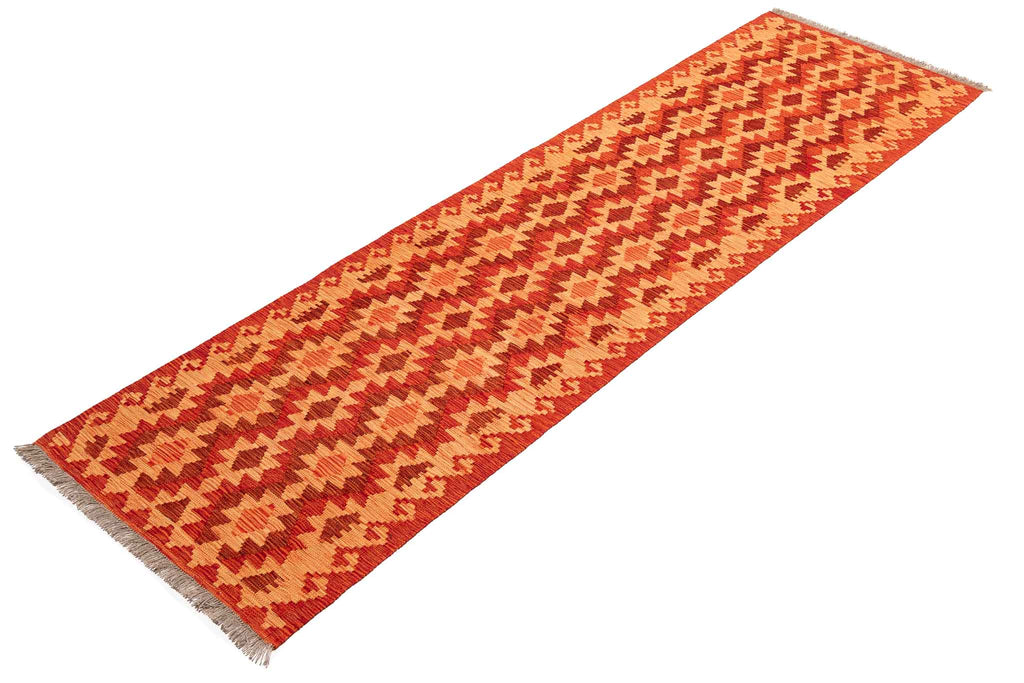 Afghanischer Kelim – 291 × 80 cm – handgewebt aus Schurwolle
