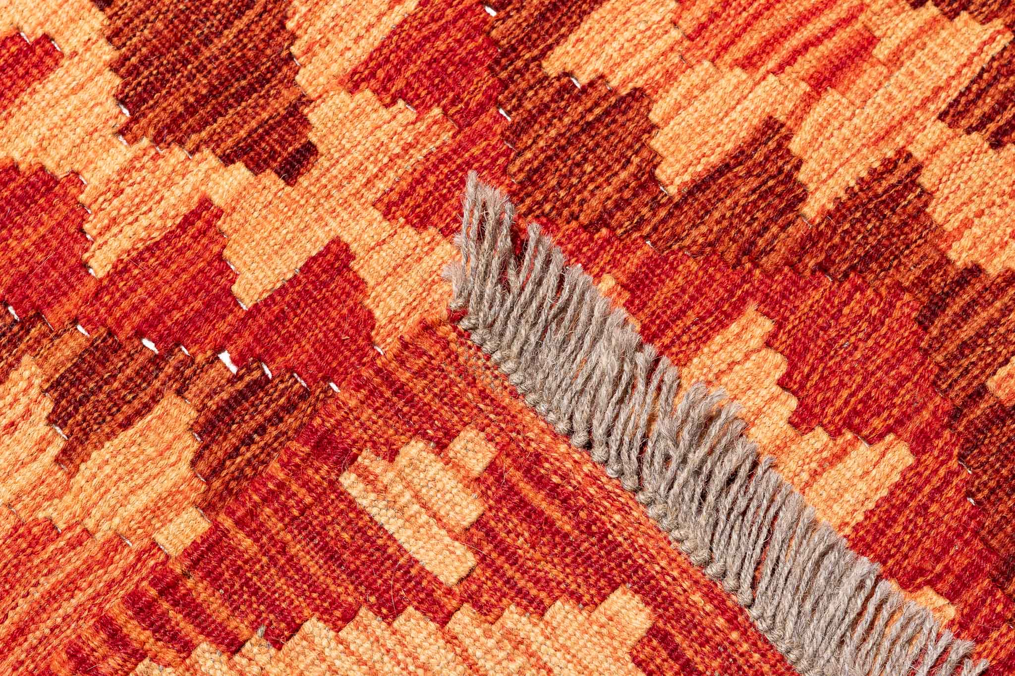 Afghanischer Kelim – 291 × 80 cm – handgewebt aus Schurwolle