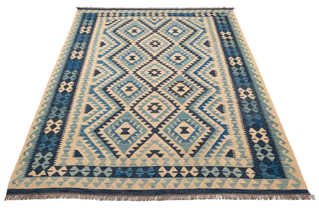 Afghanischer Kelim – 293 × 190 cm – handgewebt aus Schurwolle