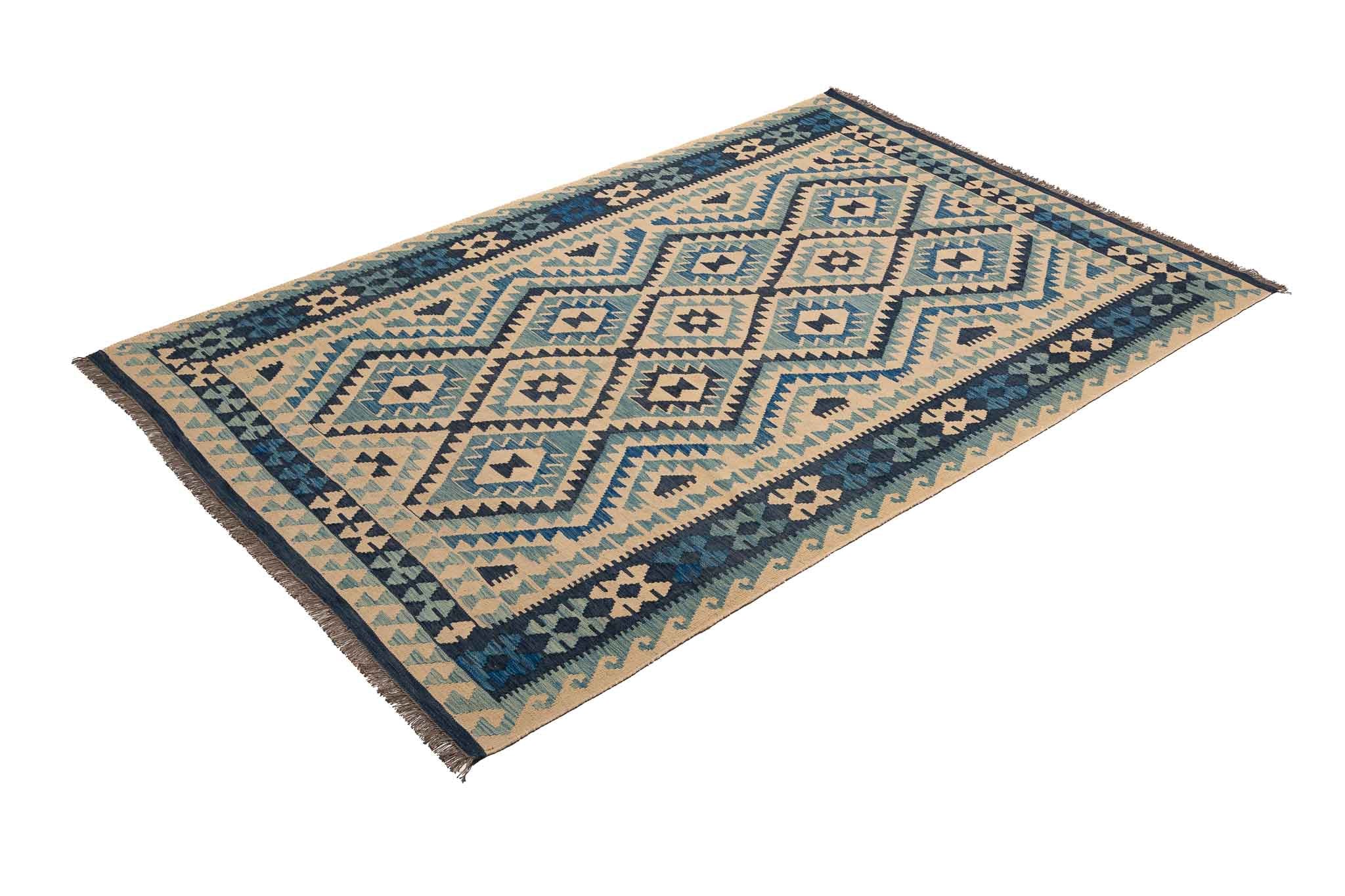 Afghanischer Kelim – 293 × 190 cm – handgewebt aus Schurwolle