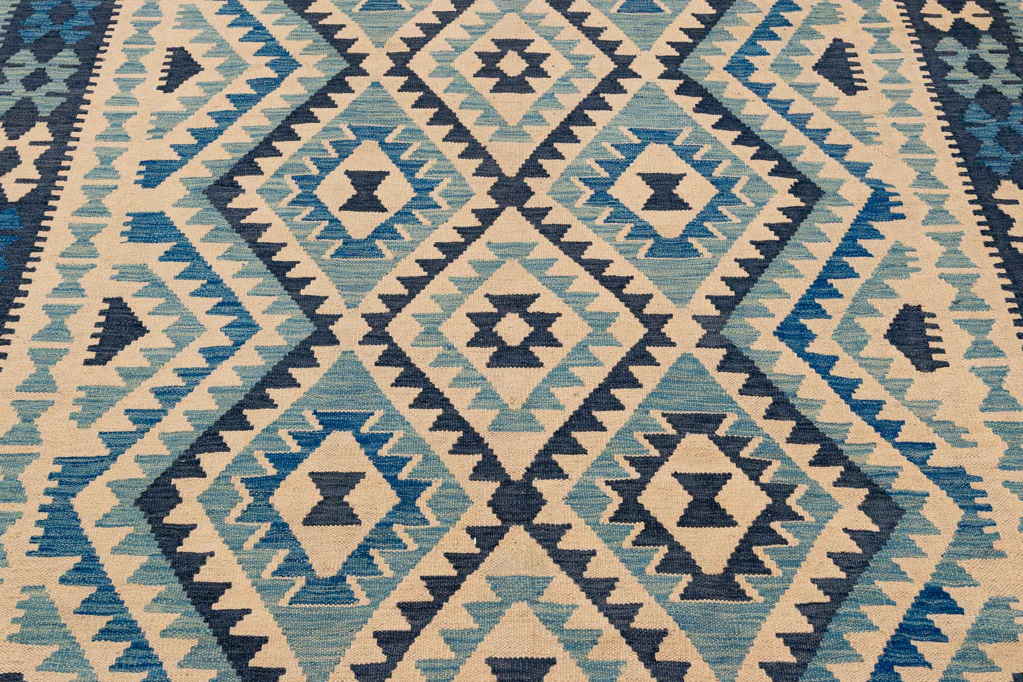 Afghanischer Kelim – 293 × 190 cm – handgewebt aus Schurwolle