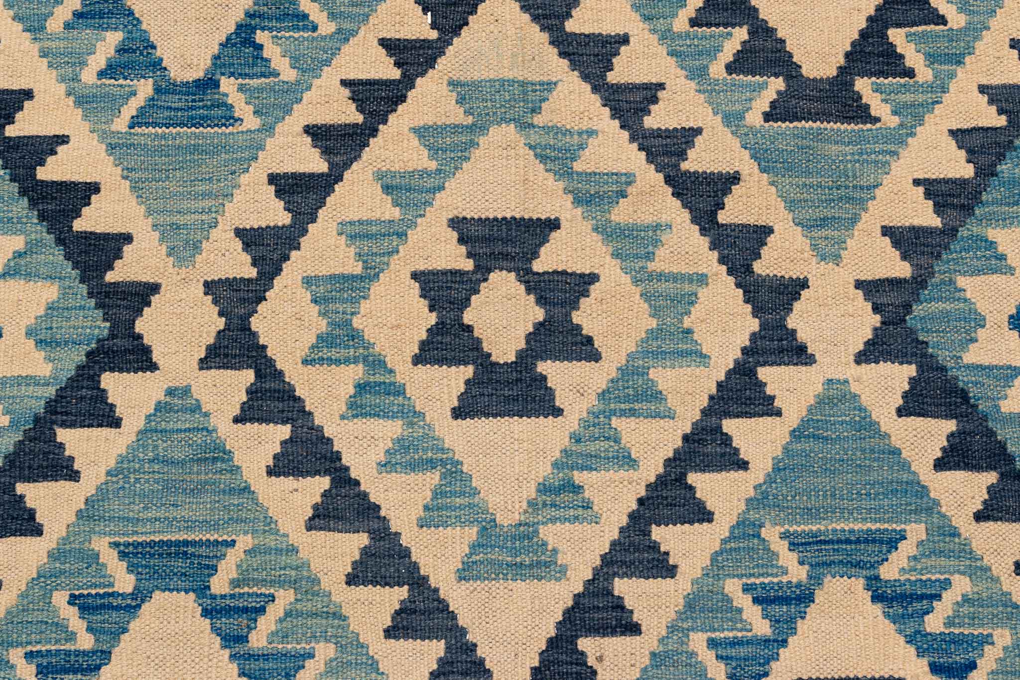 Afghanischer Kelim – 293 × 190 cm – handgewebt aus Schurwolle