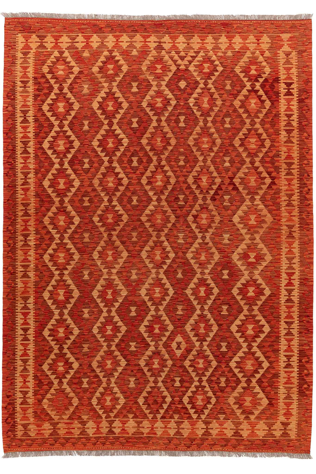 Afghanischer Kelim – 293 × 209 cm – handgewebt aus Schurwolle