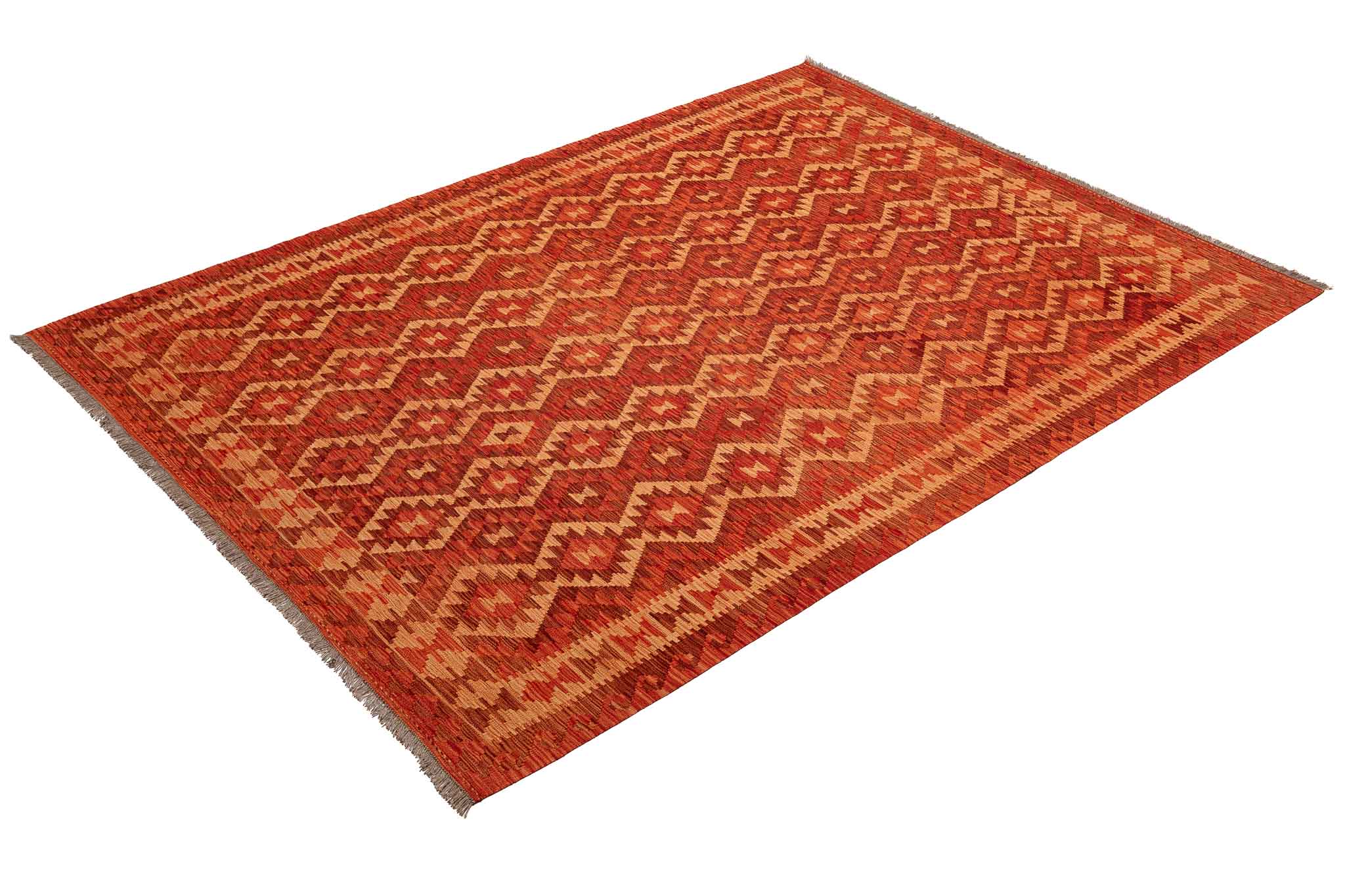 Afghanischer Kelim – 293 × 209 cm – handgewebt aus Schurwolle