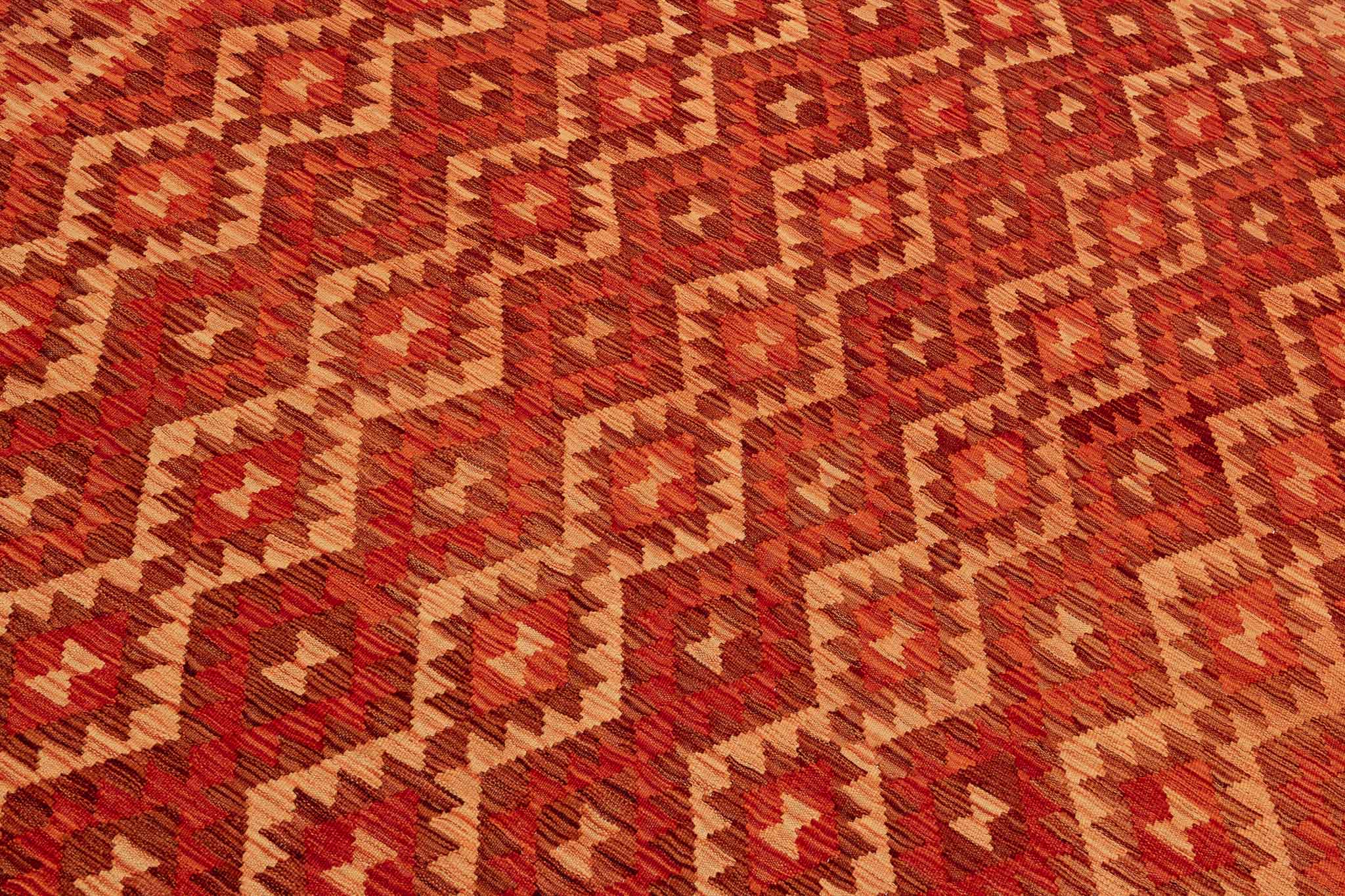 Afghanischer Kelim – 293 × 209 cm – handgewebt aus Schurwolle