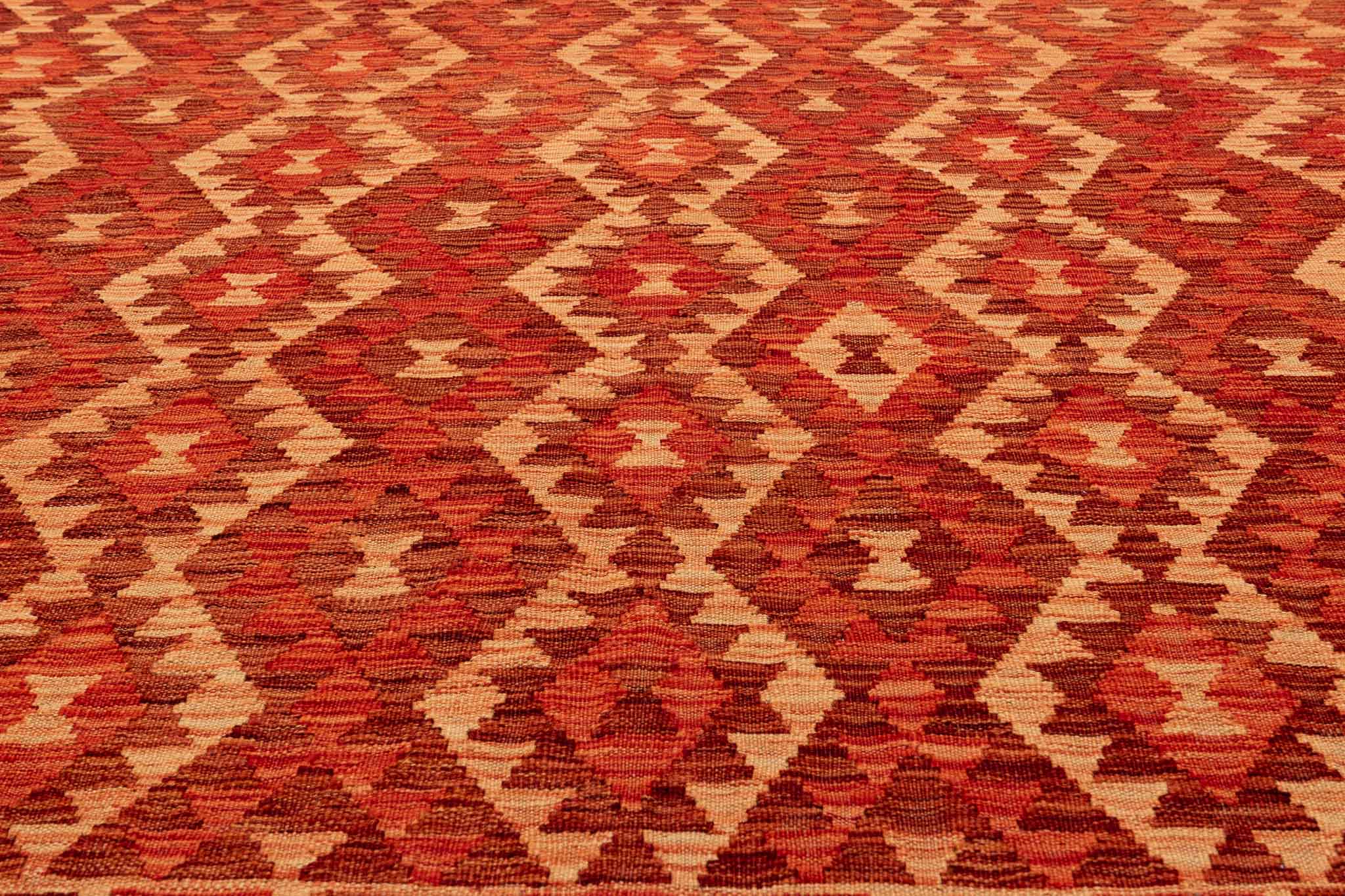 Afghanischer Kelim – 293 × 209 cm – handgewebt aus Schurwolle