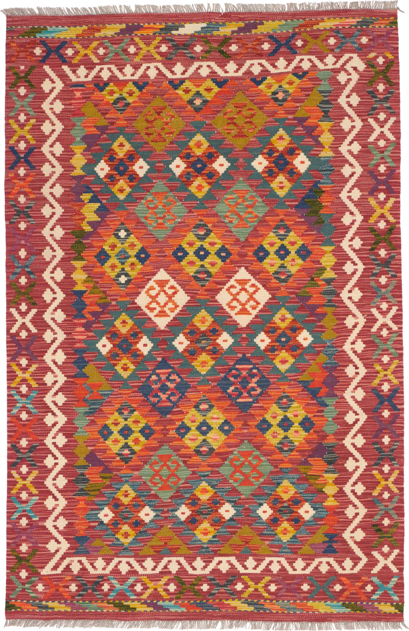 Kelim 123 × 190 cm
