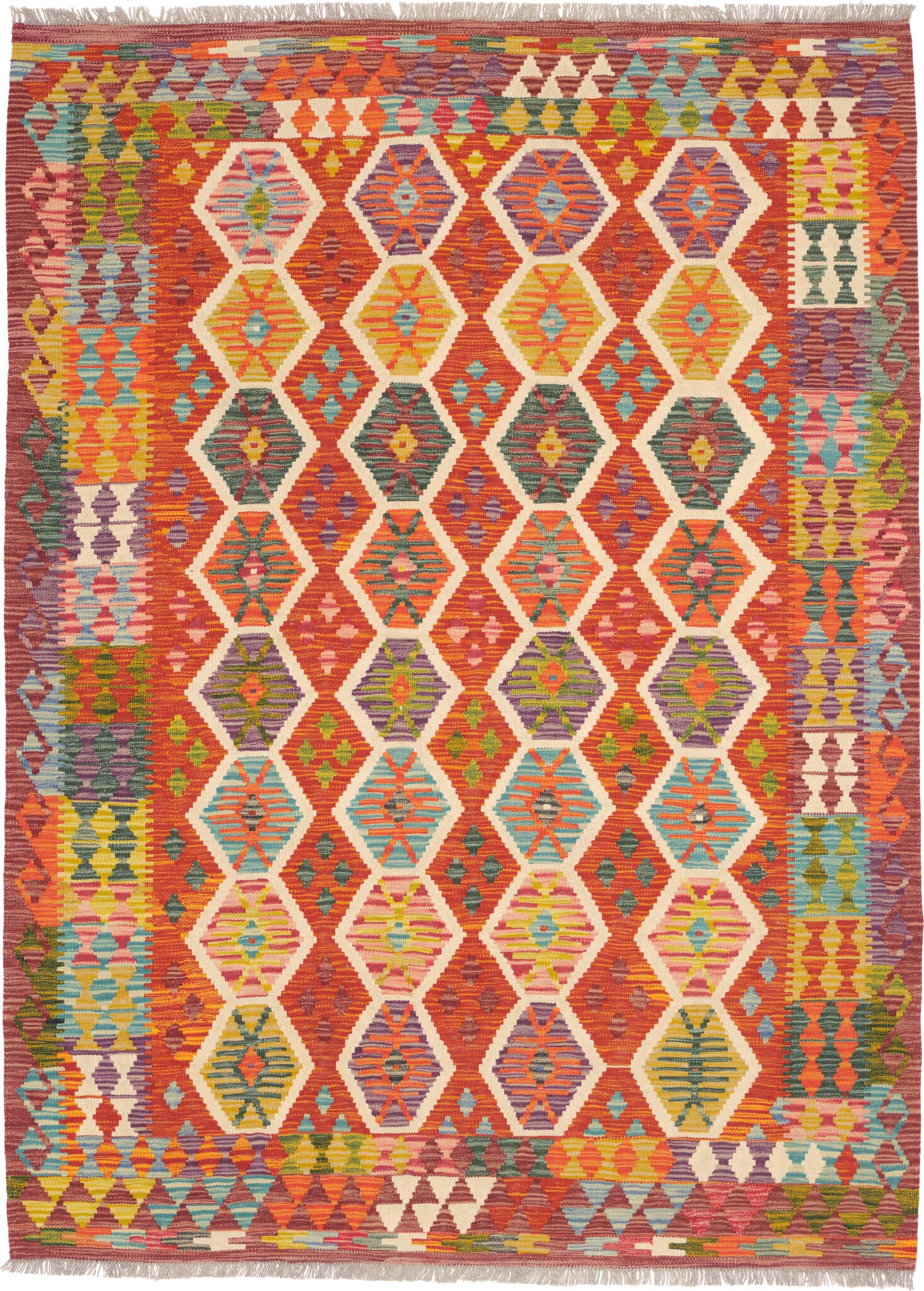 Kelim 150 × 205 cm